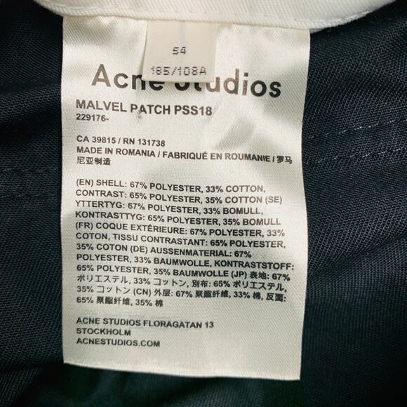 ACNE STUDIOS Size 44 Black Polyester Cotton Patches Jacket - Picture 7 of 8